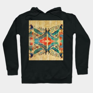 Protective Egyptian Goddesses Papyrus Mask Hoodie